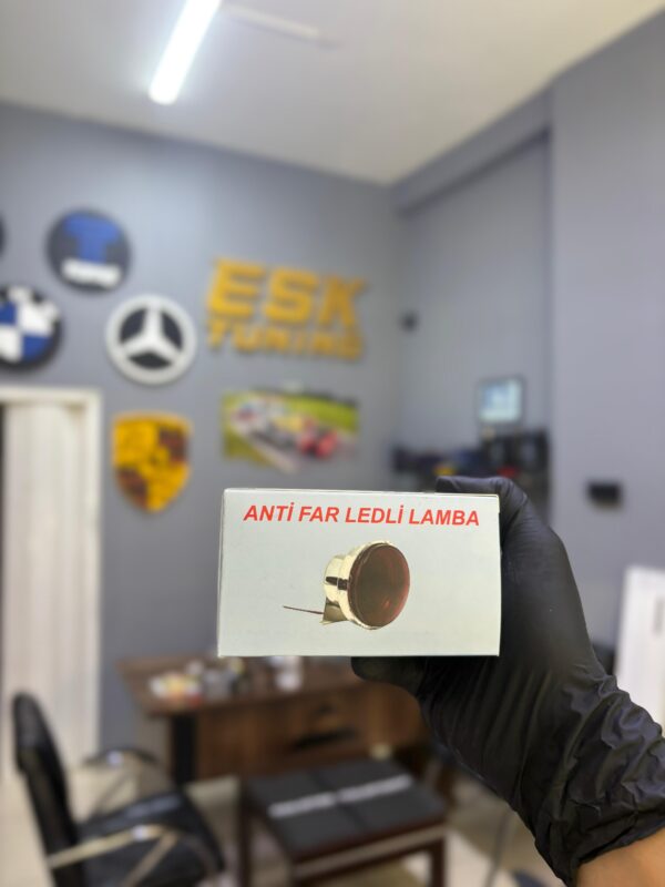 Antifar Ledli Lamba Mavi , 2 Li Paket Krom - Görsel 2