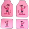 Pembe Panter Dekor Paspas Takımı