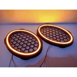 Ledli Hopörler Kapağı Oval Amber