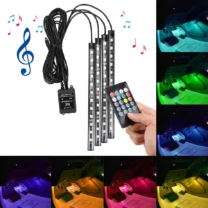 Kumandalı Ayak Altı Led 12 Ledli